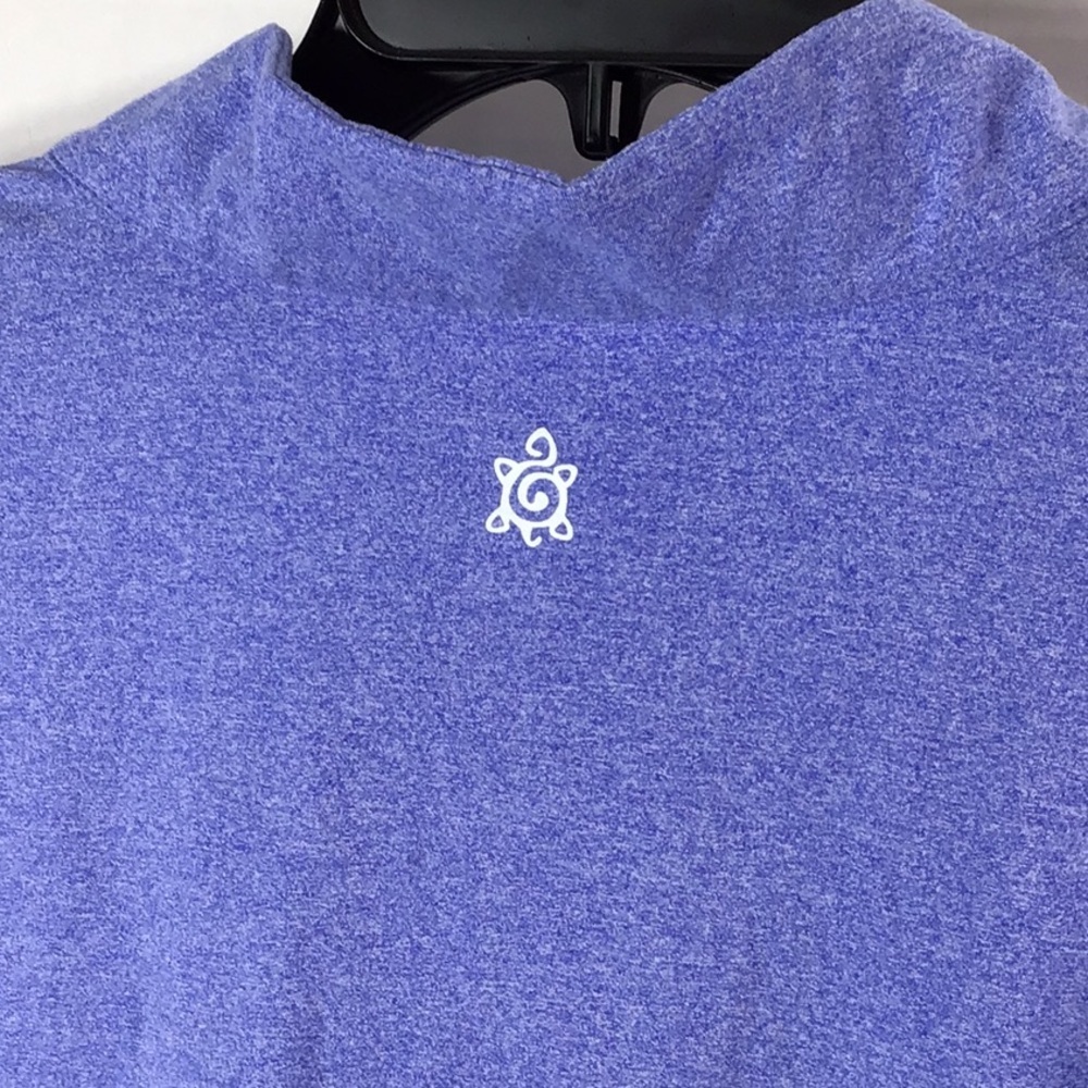Turtleson heathered blue zip neck pullover XL NWOT - Picture 8 of 12